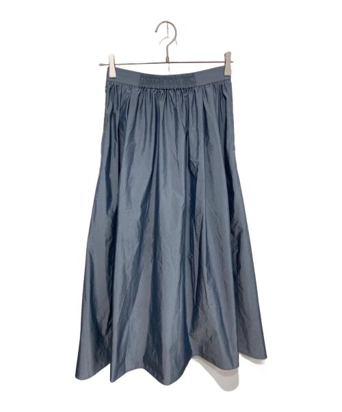 BEAUTY&YOUTH UNITED ARROWS（ビューティーアンドユースユナイテッドアローズ）BEAUTY&YOUTH UNITED ARROWS (ビューティーアンドユースユナイテッドアローズ) タイプライター ギャザーマキシスカート グレー サイズ:Ｓの古着・服飾アイテム