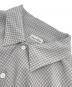 中古・古着 STEVEN ALAN (スティーブンアラン) VOIL/CHECK CAMP COLLAR SHIRT-WIDE/シャツ グレー サイズ:Ｍ：4000円