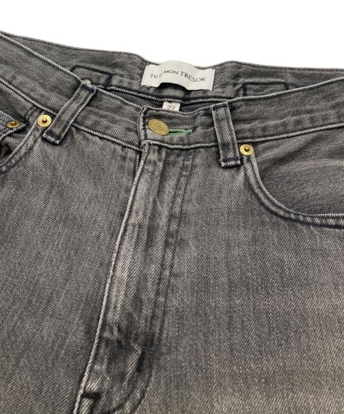 Tu es mon TRESOR（トゥ エ モン トレゾア）TU ES MON TRESOR (トゥ エ モン トレゾア) エメラルド ジーンズ グレー サイズ:27の古着・服飾アイテム