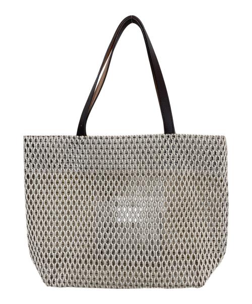 MARY AL TERNA（メアリオルターナ）MARY AL TERNA (メアリオルターナ) メッシュかごバッグ ブラウンの古着・服飾アイテム