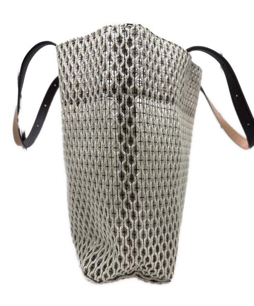 MARY AL TERNA（メアリオルターナ）MARY AL TERNA (メアリオルターナ) メッシュかごバッグ ブラウンの古着・服飾アイテム