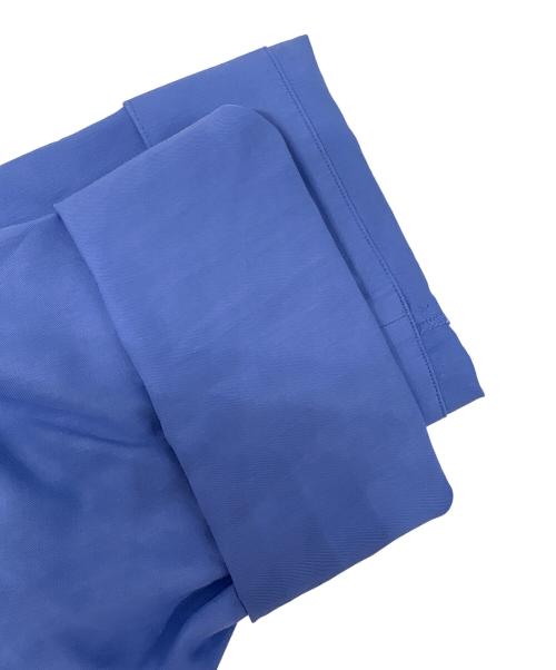 BALLSEY（ボールジィ）BALLSEY (ボールジィ) クリスタルコットン ハーフスリーブブラウス ブルー サイズ:36の古着・服飾アイテム