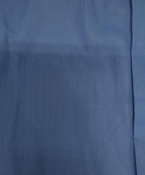 BALLSEY（ボールジィ）BALLSEY (ボールジィ) クリスタルコットン ハーフスリーブブラウス ブルー サイズ:36の古着・服飾アイテム