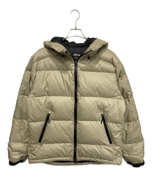 NANGA（ナンガ）NANGA (ナンガ) URBAN RESEARCH DOORS (アーバンリサーチドアーズ) 別注オーロラダウンジャケット ベージュ サイズ:Lの古着・服飾アイテム