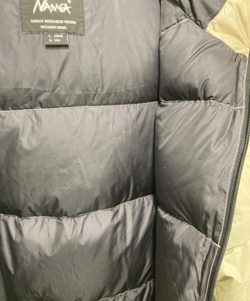 NANGA（ナンガ）NANGA (ナンガ) URBAN RESEARCH DOORS (アーバンリサーチドアーズ) 別注オーロラダウンジャケット ベージュ サイズ:Lの古着・服飾アイテム