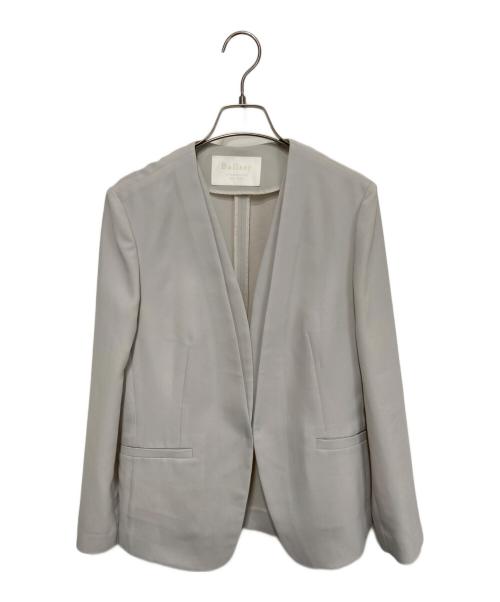 BALLSEY（ボールジィ）BALLSEY (ボールジィ) コンフォートストレッチ ノーカラージャケット グレー サイズ:40の古着・服飾アイテム