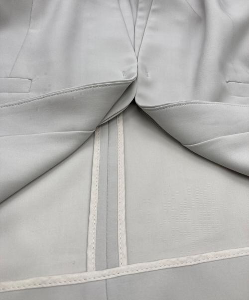 BALLSEY（ボールジィ）BALLSEY (ボールジィ) コンフォートストレッチ ノーカラージャケット グレー サイズ:40の古着・服飾アイテム