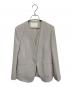 BALLSEY（ボールジィ）の古着「コンフォートストレッチ ノーカラージャケット」｜グレー