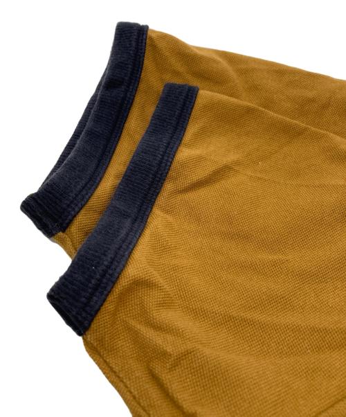 FRED PERRY（フレッドペリー）FRED PERRY (フレッドペリー) 別注 ワンポイントロゴ刺繍 鹿の子Tシャツ ブラウン サイズ:Ｍの古着・服飾アイテム