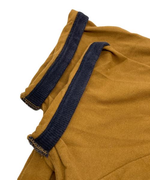 FRED PERRY（フレッドペリー）FRED PERRY (フレッドペリー) 別注 ワンポイントロゴ刺繍 鹿の子Tシャツ ブラウン サイズ:Ｍの古着・服飾アイテム