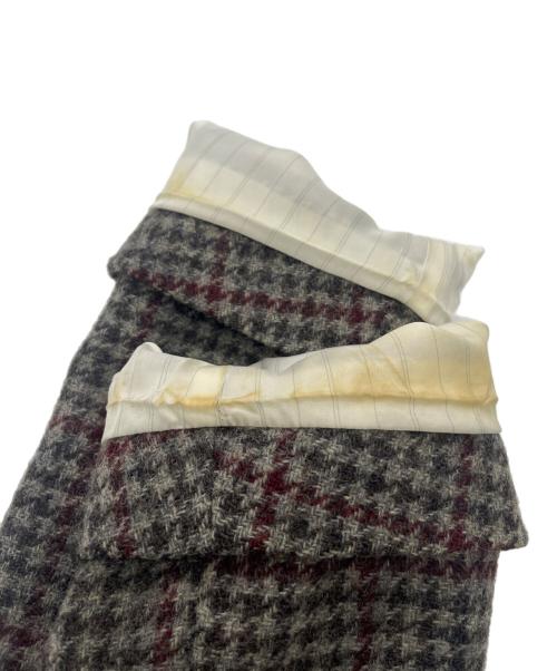 PS Paul Smith（ＰＳポールスミス）PS Paul Smith (ＰＳポールスミス) ガンクラブチェック テーラードジャケット ブラウン サイズ:Lの古着・服飾アイテム