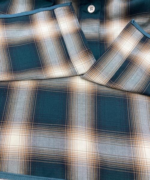 Spick and Span（スピック＆スパン）Spick and Span (スピックアンドスパン) TRツイルチェックシャツ グリーン×ブラウン サイズ:表記なしの古着・服飾アイテム