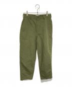 UNITED ARROWSユナイテッドアローズ）の古着「ワッシャー ベイカーパンツ」｜グリーン