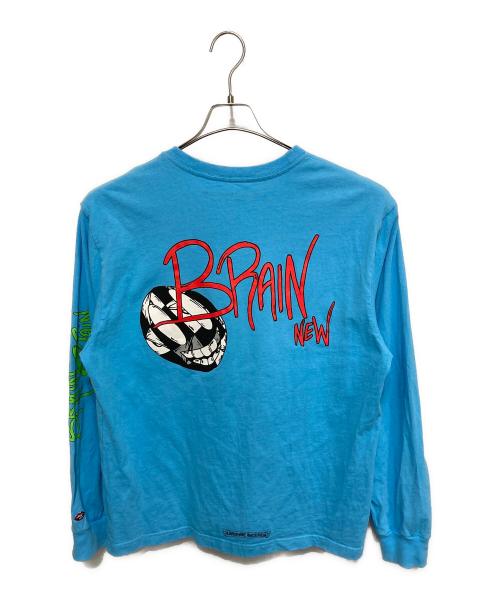 CHROME HEARTS（クロムハーツ）CHROME HEARTS (クロムハーツ) MATTY BOY (マッティボーイ) ブレインニュープリントロングスリーブカットソー ブルー サイズ:XLの古着・服飾アイテム