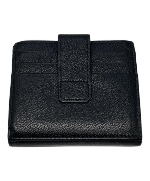 PRADA（プラダ）PRADA (プラダ) 2つ折りカードケース ブラックの古着・服飾アイテム