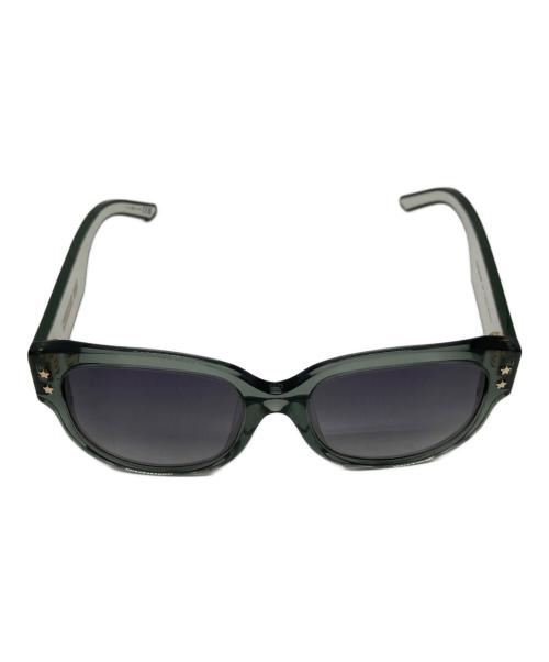 Christian Dior（クリスチャン ディオール）Christian Dior (クリスチャン ディオール) サングラス グリーン×ホワイト サイズ:55□19 140の古着・服飾アイテム