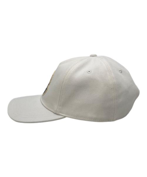 MONCLER（モンクレール）MONCLER (モンクレール) ワッペンベースボールキャップ ホワイトの古着・服飾アイテム