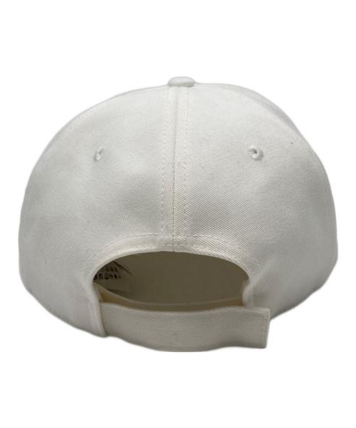 MONCLER（モンクレール）MONCLER (モンクレール) ワッペンベースボールキャップ ホワイトの古着・服飾アイテム