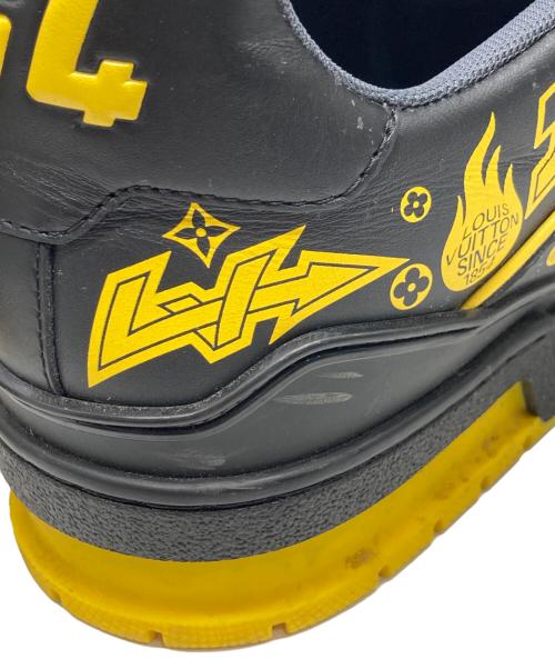 LOUIS VUITTON（ルイ ヴィトン）LOUIS VUITTON (ルイ ヴィトン) LV Trainer Graffiti /LVトレイナー グラフィティ/ ハイカットスニーカー   ブラック サイズ:8.5の古着・服飾アイテム