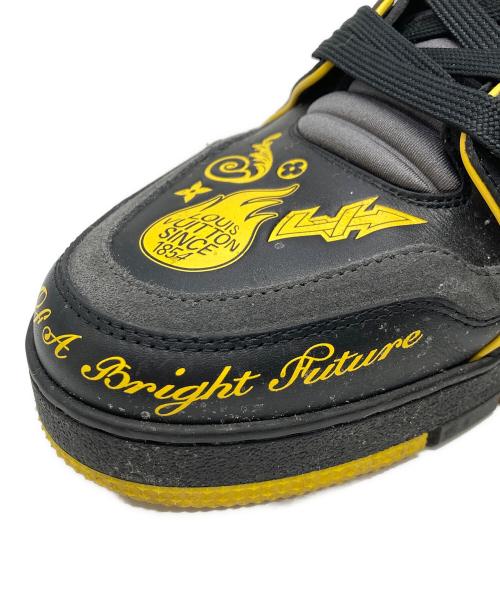 LOUIS VUITTON（ルイ ヴィトン）LOUIS VUITTON (ルイ ヴィトン) LV Trainer Graffiti /LVトレイナー グラフィティ/ ハイカットスニーカー   ブラック サイズ:8.5の古着・服飾アイテム