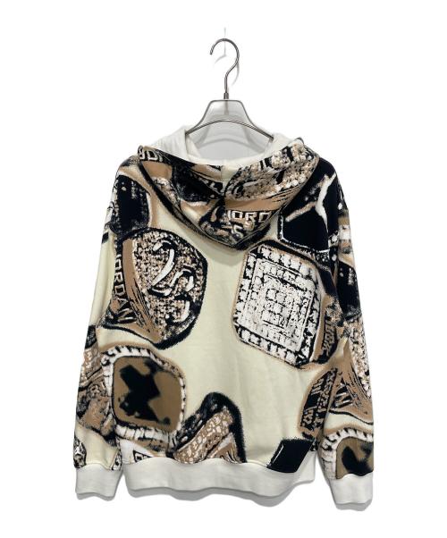 JORDAN（ジョーダン）JORDAN (ジョーダン) M J MVP AOP フリース プルオーバー アイボリー サイズ:Lの古着・服飾アイテム