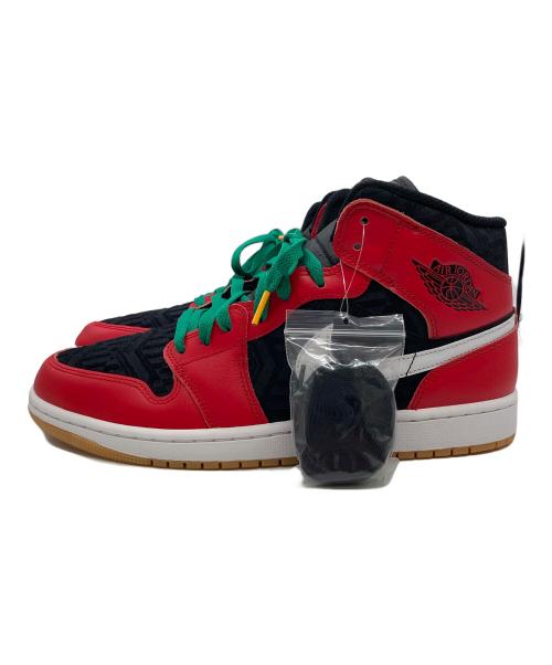 NIKE（ナイキ）NIKE (ナイキ) エアジョーダン1 ミッド クリスマス（レッド×ブラック） サイズ:29㎝の古着・服飾アイテム
