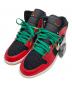 NIKE（ナイキ）の古着「エアジョーダン1 ミッド」｜クリスマス（レッド×ブラック）