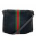 GUCCI (グッチ) GGキャンバスショルダーバッグ ブラック：36000円