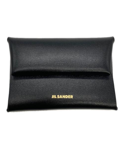 JIL SANDER（ジルサンダー）JIL SANDER (ジルサンダー) FOLDED COIN PURSE ブラック サイズ:なしの古着・服飾アイテム