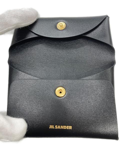 JIL SANDER（ジルサンダー）JIL SANDER (ジルサンダー) FOLDED COIN PURSE ブラック サイズ:なしの古着・服飾アイテム