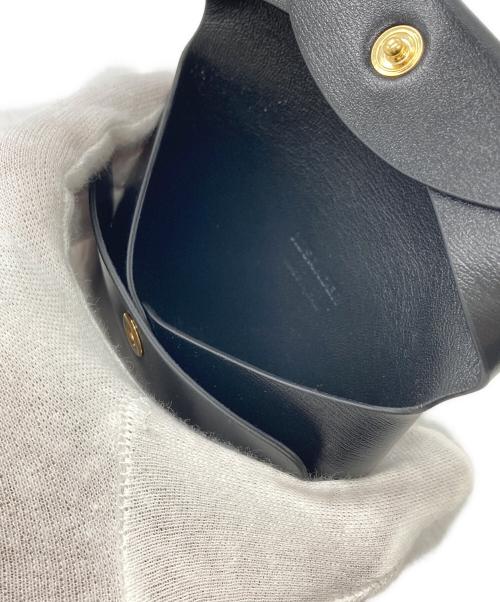 JIL SANDER（ジルサンダー）JIL SANDER (ジルサンダー) FOLDED COIN PURSE ブラック サイズ:なしの古着・服飾アイテム