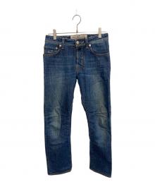 JACOB COHEN（ヤコブコーエン）の古着「ストレッチテーパードデニム」｜インディゴ