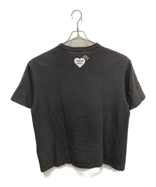 HUMAN MADE（ヒューマンメイド）HUMAN MADE (ヒューマンメイド) ダッグプリントTシャツ/ ロゴプリントTシャツ ブラック サイズ:2XLの古着・服飾アイテム