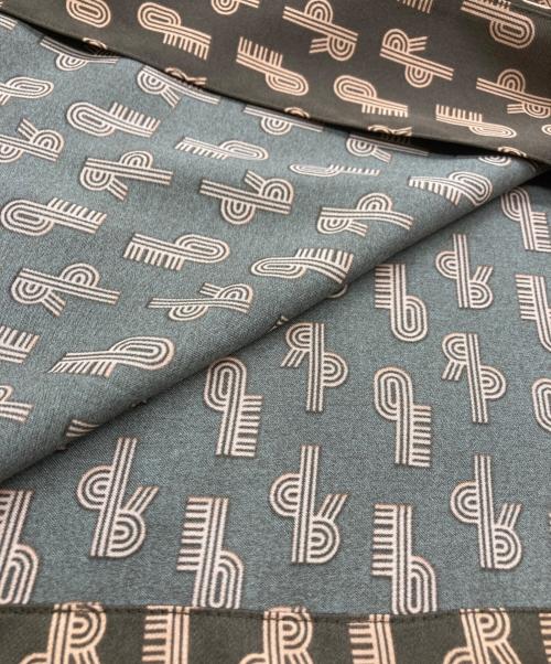 ROPE（ロペ）ROPE (ロペ) モノグラムツイルカシュクール風ワンピース ブラウン サイズ:38 未使用品の古着・服飾アイテム