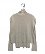 Mila Owenミラオーウェン）の古着「2WAYリブニットハイネックベストSET」｜アイボリー