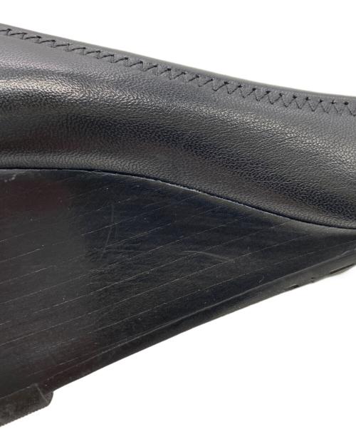 TORY BURCH（トリーバーチ）TORY BURCH (トリーバーチ) サリーウェッジ パンプス ブラック サイズ:6 1/2の古着・服飾アイテム