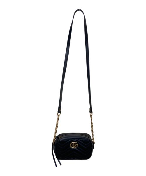 GUCCI（グッチ）GUCCI (グッチ) ミニカメラバッグ ブラック サイズ:なしの古着・服飾アイテム