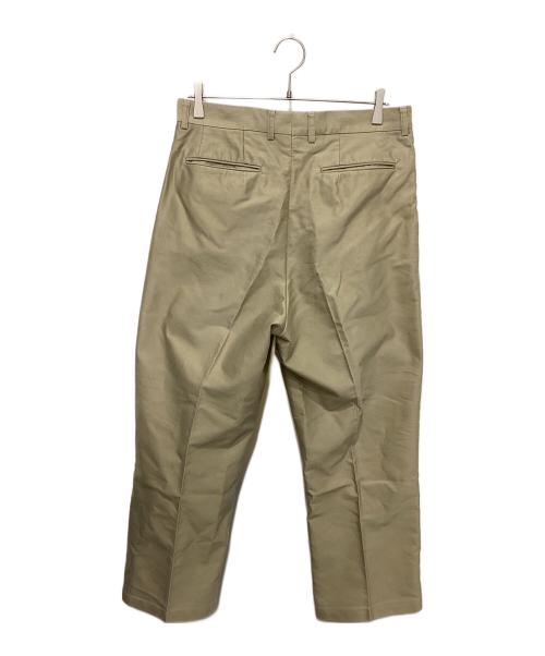 NEAT（ニート）NEAT (ニート) コットンツータックチノワイドスラックス ベージュ サイズ:48の古着・服飾アイテム