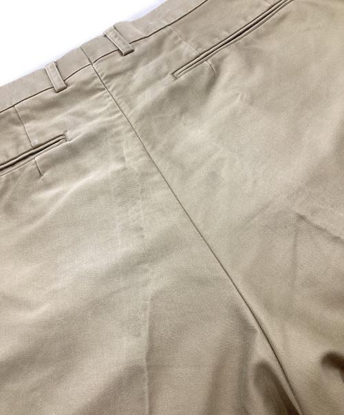NEAT（ニート）NEAT (ニート) コットンツータックチノワイドスラックス ベージュ サイズ:48の古着・服飾アイテム