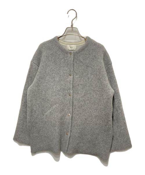 SHIPS（シップス）SHIPS (シップス) ニットコート グレー サイズ:36の古着・服飾アイテム