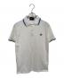 FRED PERRY（フレッドペリー）の古着「ロゴポロシャツ」｜ホワイト
