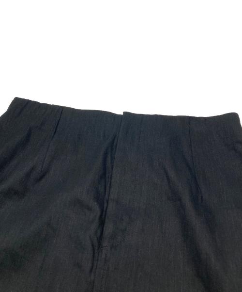 BABYLONE（バビロン）BABYLONE (バビロン) リネンレーヨンストレッチスカート ブラック サイズ:38の古着・服飾アイテム