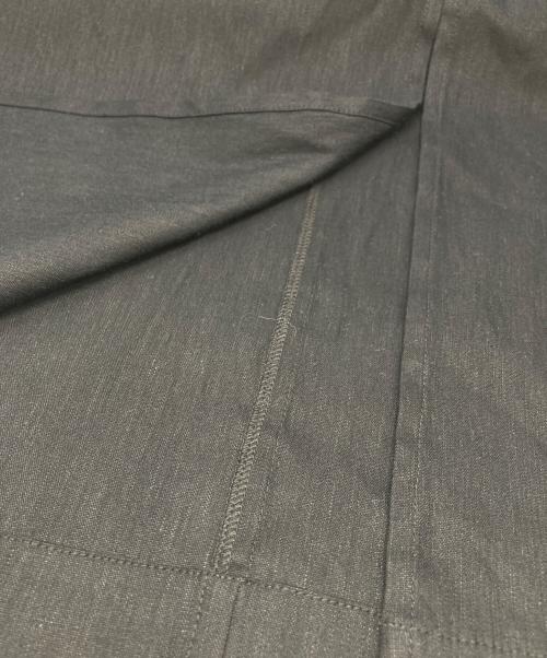 BABYLONE（バビロン）BABYLONE (バビロン) リネンレーヨンストレッチスカート ブラック サイズ:38の古着・服飾アイテム