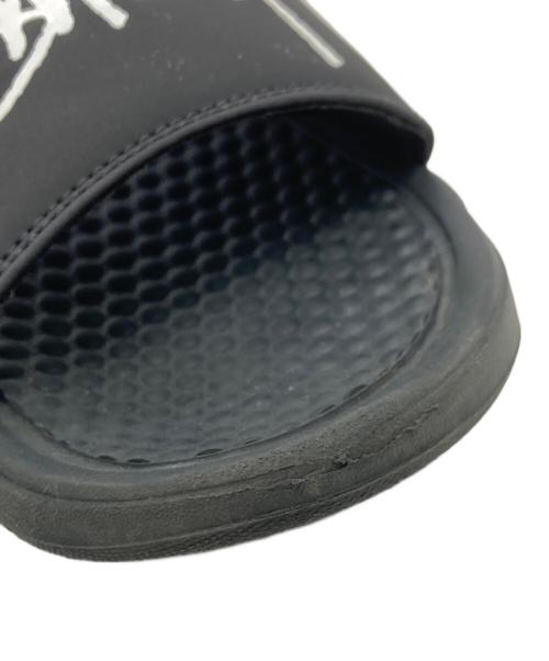 stussy（ステューシー）stussy (ステューシー) NIKE (ナイキ) ベナッシ スライド ブラック サイズ:US6/UK5.5/EUR38.5の古着・服飾アイテム