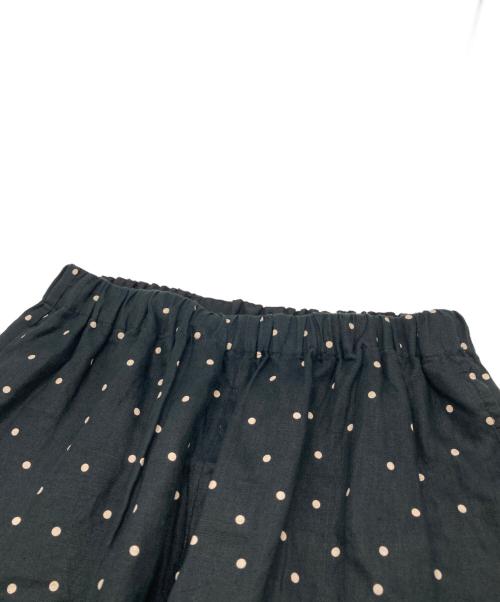 URBAN RESEARCH DOORS（アーバンリサーチドアーズ）URBAN RESEARCH DOORS (アーバンリサーチドアーズ) リネンドットイージーパンツ ブラック サイズ:Ｍの古着・服飾アイテム