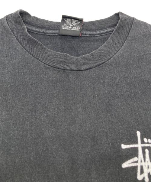 stussy（ステューシー）stussy (ステューシー) プリントTシャツ ブラック サイズ:Ｍの古着・服飾アイテム