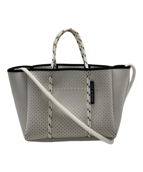 STATE OF ESCAPE（ステイトオブエスケープ）STATE OF ESCAPE (ステイトオブエスケープ) 2WAYパンチングメッシュバッグ ホワイトの古着・服飾アイテム