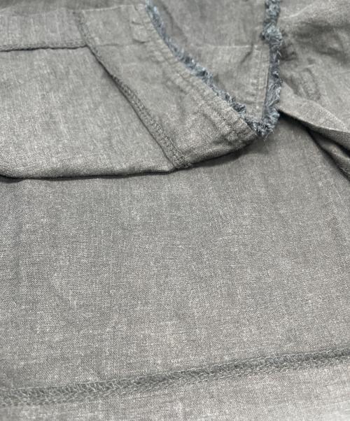 YORI（ヨリ）YORI (ヨリ) リネンフリンジドレス ブラック サイズ:FREEの古着・服飾アイテム