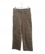 YANUKヤヌーク）の古着「トレッチコットンチノパンツ」｜ブラウン