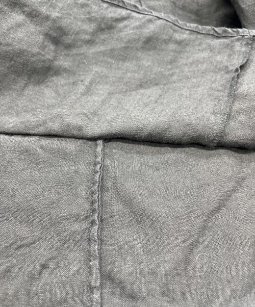 universal tissu（ユニバーサルティシュ）universal tissu (ユニバーサルティシュ) リネンノースリーブワンピース ブラック サイズ:FREEの古着・服飾アイテム